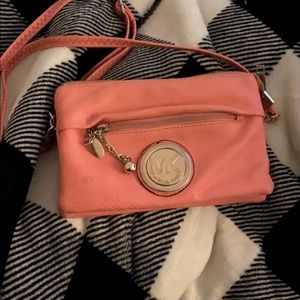 Coral Michael Kors cross body